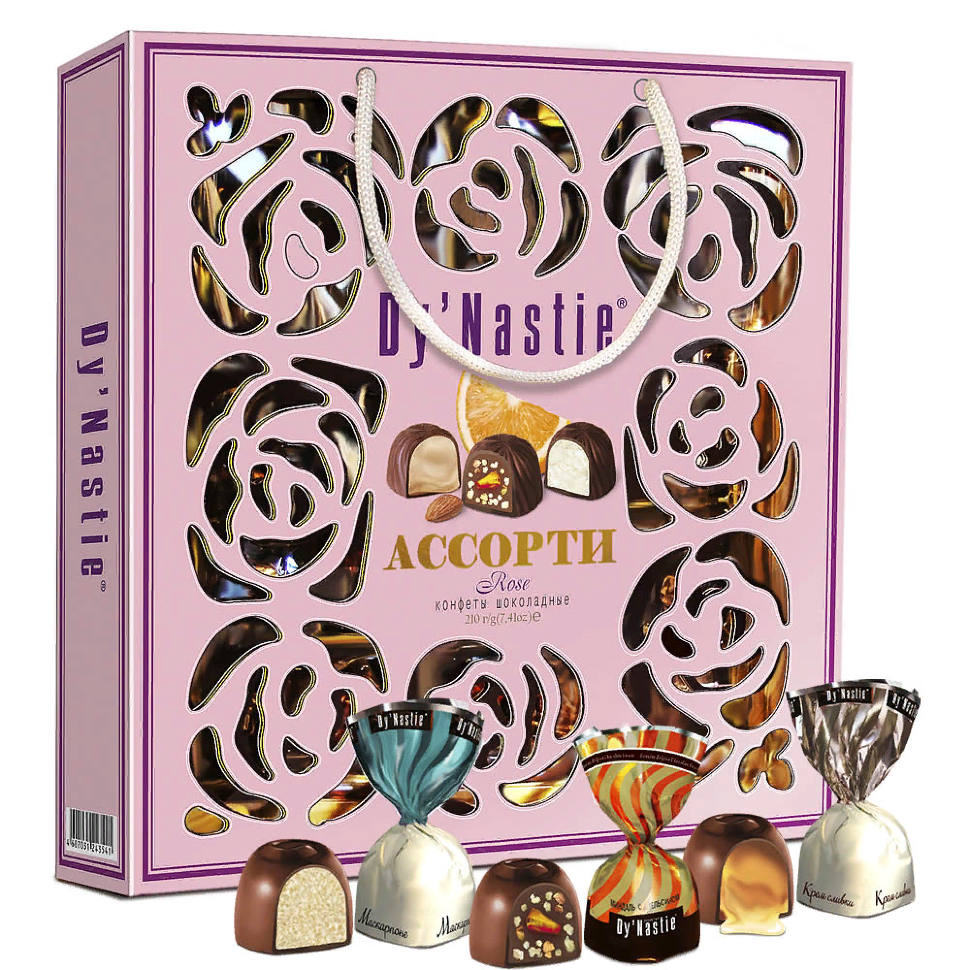  Династия Сумка 170г Конфеты "Ассорти ROSE"    в Надыме