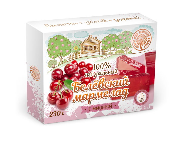 №2 Мармелад белевский "Вишня" 230г в Надыме