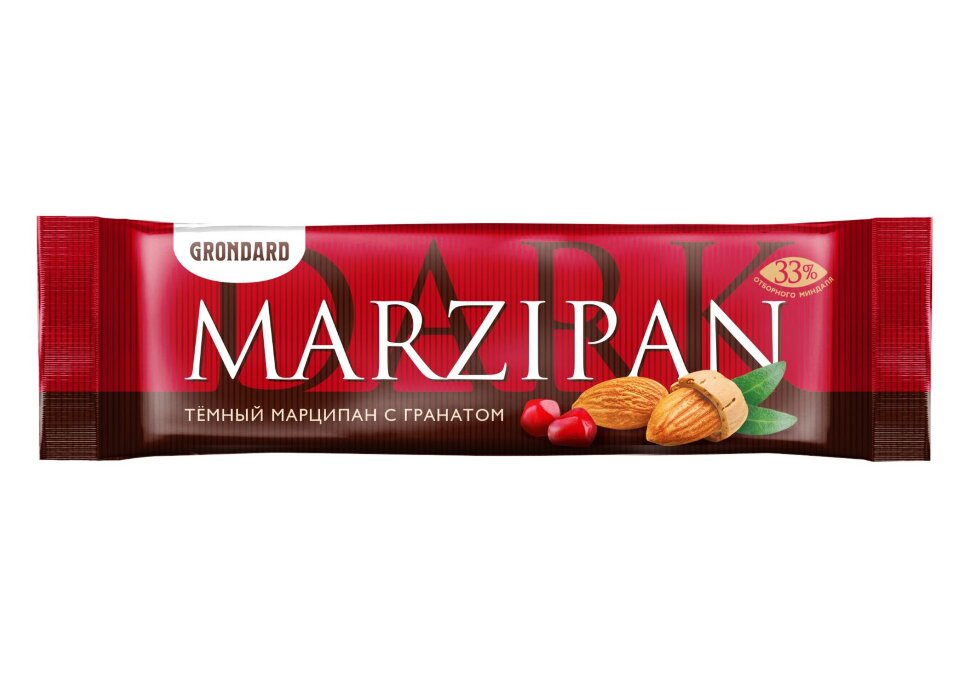  TM Grondard     (10973) Батончики глазированные Марципановые ГРАНАТ, (24шт по 50г)       в Надыме