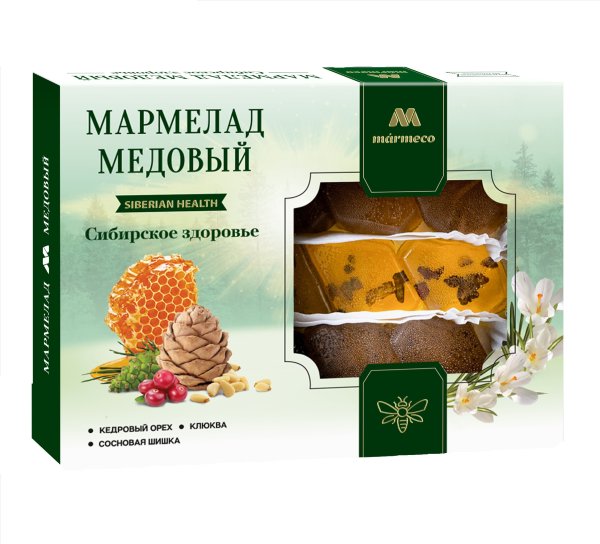 №2 Мармелад медовый "Сибирское здоровье" без сахара 200г  в Надыме